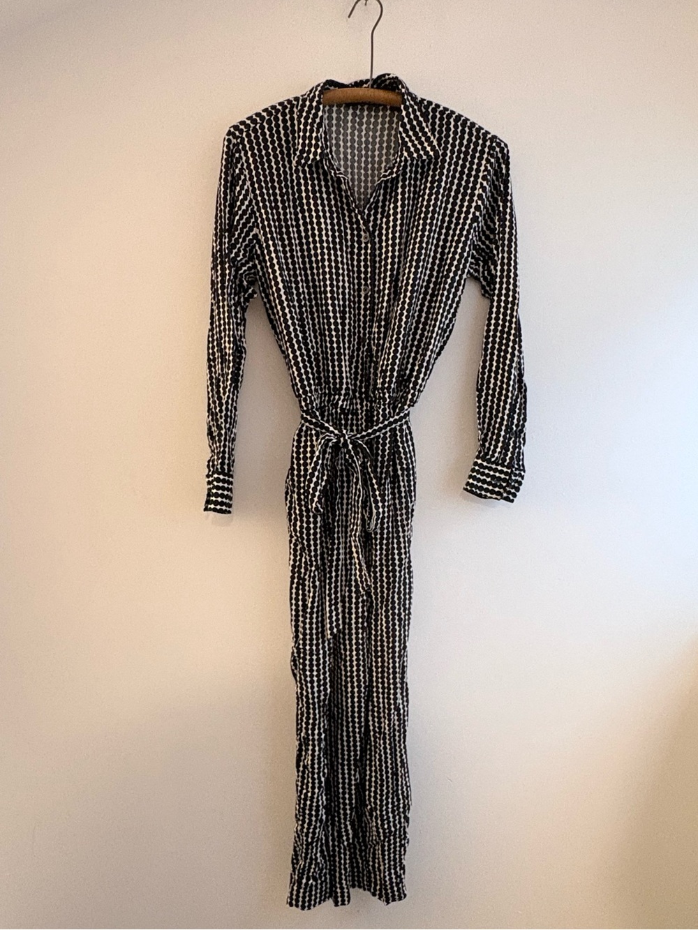Marimekko x Uniqlo dotted graphic print jumpsuit, sz S